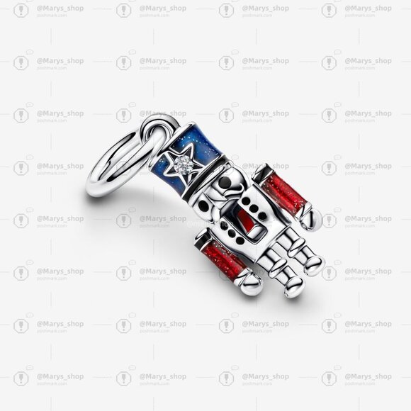 Pandora Moveable Nutcracker Dangle Charm - Picture 2 of 7